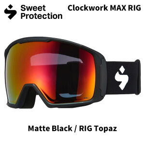 �y060101�zSWEET PROTECTION �X�E�B�[�g�v���e�N�V���� �S�[�O�� Clockwork MAX RIG /RIG Topaz/MatteBlack/Black 25-26���f��