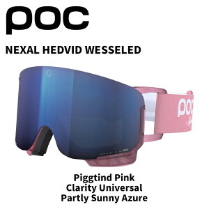 POC ポック ゴーグル NEXAL HEDVID WESSELED/Piggtind Pink/Clarity Universal/Partly SunnyAzure/40901 25-26 モデル