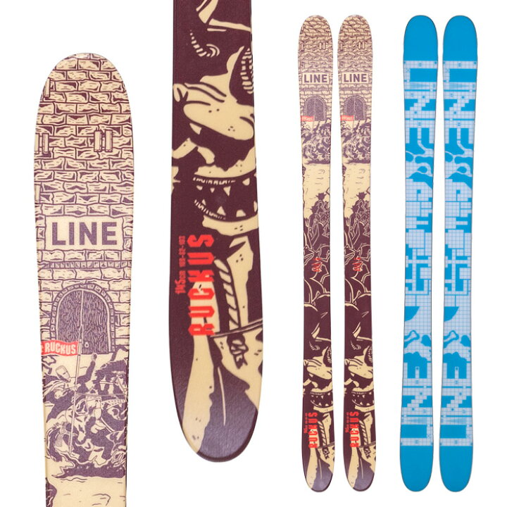 楽天市場】LINE ライン スキー板 RUCKUS 板単品 25-26モデル ユース 