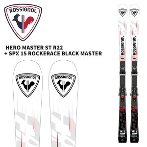ROSSIGNOL Vj[ XL[ HERO MASTER ST R22 + SPX 15 ROCKERACE BLACK MASTER rfBOZbg 25-26 f
