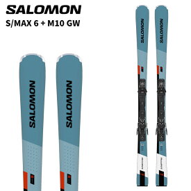 SALOMON サロモン スキー板 S/MAX 6 + M10 GW ビンディングセット 25-26 モデル