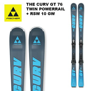 FISCHER �t�B�b�V���[ �X�L�[�� THE CURV GT 76 TWIN POWERRAIL + RSW 10 GW �r���f�B���O�Z�b�g 25-26���f��