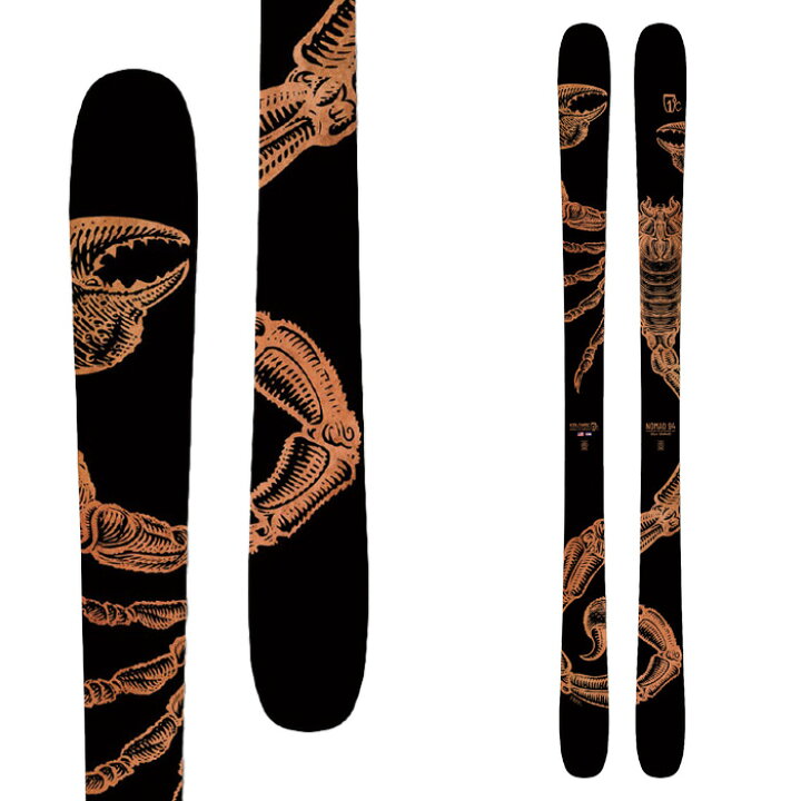楽天市場】ICELANTIC アイスランティック スキー板 NOMAD 94 板単品 25 