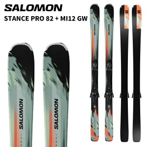 SALOMON �T������ �X�L�[�� STANCE PRO 82 + MI12 GW �r���f�B���O�Z�b�g 25-26 ���f��