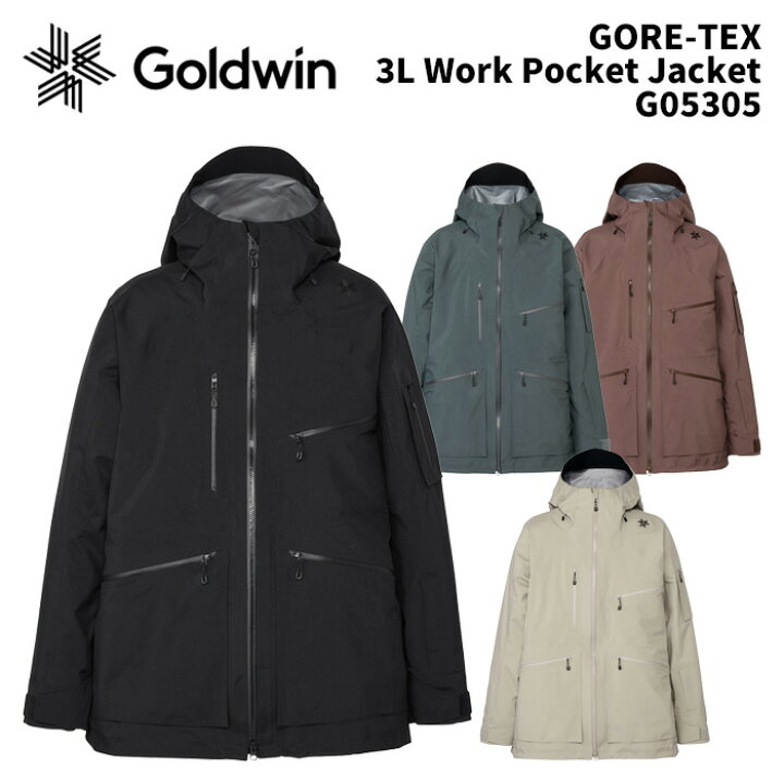 楽天市場】GOLDWIN G05305 GORE-TEX 3L Work Pocket Jacket 25-26(2026 