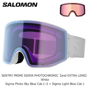 SALOMON �T������ �S�[�O�� SENTRY PRIME SIGMA PHOTOCHROMIC [and EXTRA LENS] / White L47893600 26-27���f�� �y�ԕi�����s���i�z