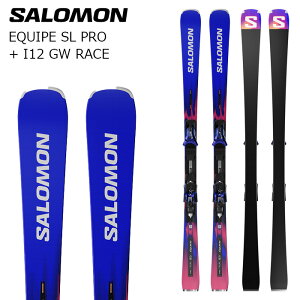 SALOMON �T������ �X�L�[�� EQUIPE SL PRO + I12 GW RACE �r���f�B���O�Z�b�g 26-27���f��