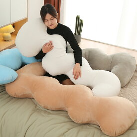【マラソン限定★135cm実質3,799円＆P10倍！】クラウド抱き枕 抱き枕 可愛い 抱きまくら ぬいぐるみ かわいい ボディーピロー 添い寝枕 ファスナー付 カバー洗える 多機能 足枕 ふわふわ 柔らかい もちもち 男性 女性 男女兼用 こども プレゼント 贈り物 135cm 100cm