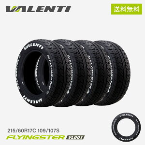 yz 4{Zbg VALENTI 215/60R17 nCG[Xp݌v zCg^[ ^C FLYINGSTERyVT17-001-21560Rz