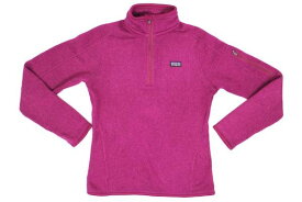 美品!■patagonia パタゴニア　ベターセーターハーフジップ レッドピンク/女性（XS）