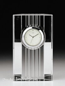 名入れ彫刻　名入れ時計グラスワークスナルミ　GLASS WORKS NARUMI(鳴海製陶)　ストリングス　クロック卓上時計 置時計 デスククロック