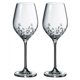 名入れ　ギフト　ワイングラスGLASS WORKS NARUMI （鳴海製陶）グラスワークス スターフラワー ワイングラス 360ccペアワイングラス ペアグラス名入れ