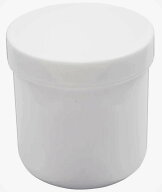 【即納 送料無料】調剤薬局用 軟膏容器 馬野 UG型 軟膏容器 3-56 125ml キャップカラー白 50個入り