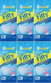 【送料無料 6袋セット】タマガワ フィッティ 7DAYSマスクEXプラス ふつう 30枚入り×6袋（計180枚）（1枚1枚袋入り）
