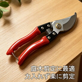 握りやすい 錆びにくい フッ素コーティング 剪定バサミ 剪定鋏 せんていばさみ 枝きりばさみ 剪定はさみ 枝切りバサミ 剪定用具 太い枝 ガーデニング 園芸 庭木 高級 プロ