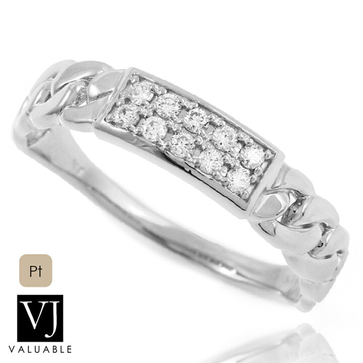 楽天市場 プラチナ ダイヤモンド メンズ レディース Pt900 New スタンダード キヘイ マイアミ キューバン プレート リング 指輪 白金 ブランド 印台 きへい 喜平 Wg 18k K18 18金 チェーン ピンキー ハワイアン ホワイト アメリカ イタリア ゴールド ジュエリー Valuable