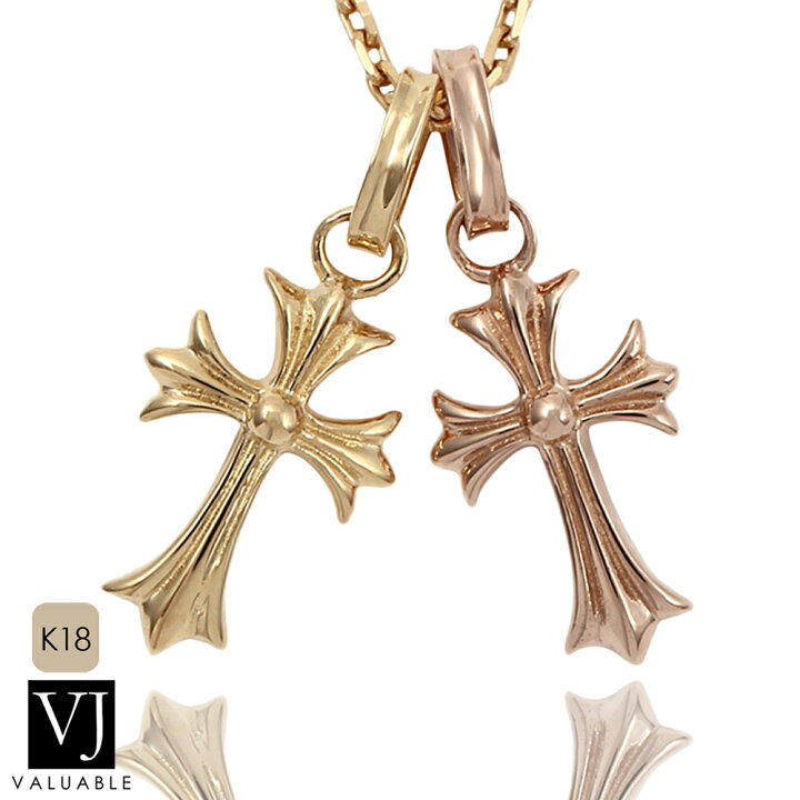 楽天市場】18金 ネックレス 18k PG & YG 「 マイクロ ベイビー Vetta 