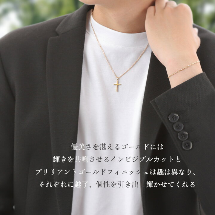 楽天市場】【 ファッション誌 掲載 】 18金 メンズ トップ VJ 