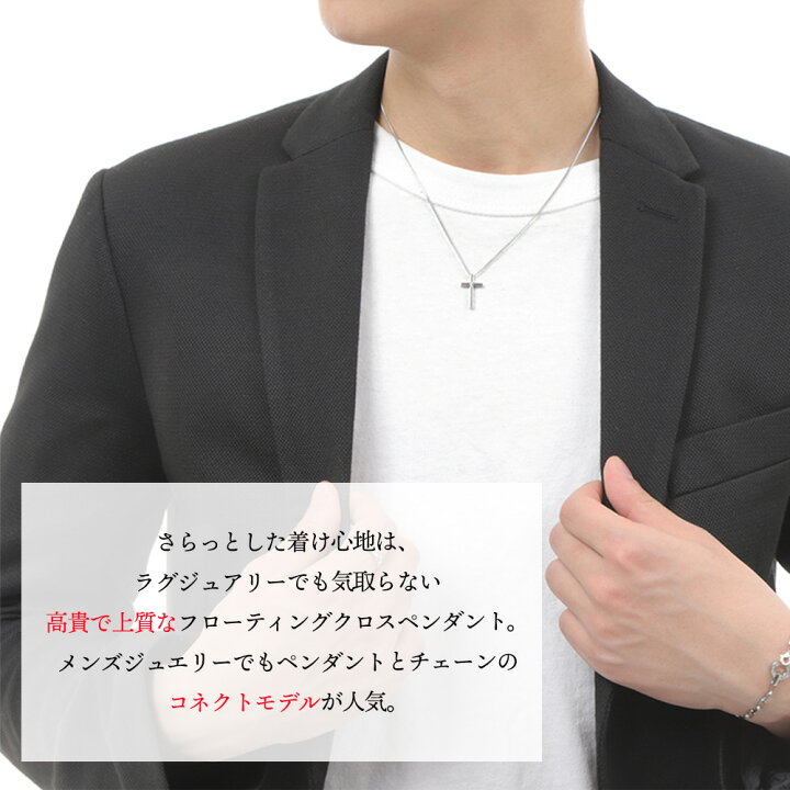 楽天市場】18金 ネックレス 18k ホワイトゴールド ダイヤモンド メンズ  