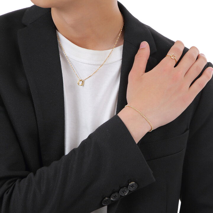 楽天市場】18金 ブレスレット 18k メンズ イエローゴールド 「 Royal 