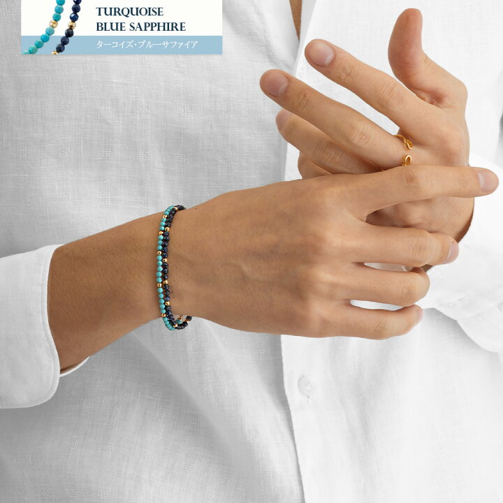 楽天市場】 【 ファッション誌 掲載 】 18金 ブレスレット サファイア  