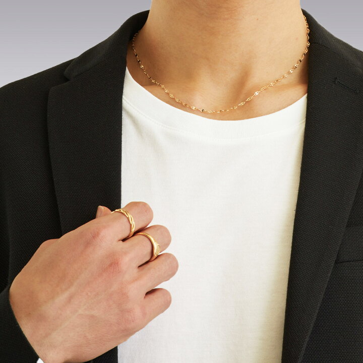 楽天市場】18金 ネックレス メンズ 18k イエローゴールド 「 Licata 