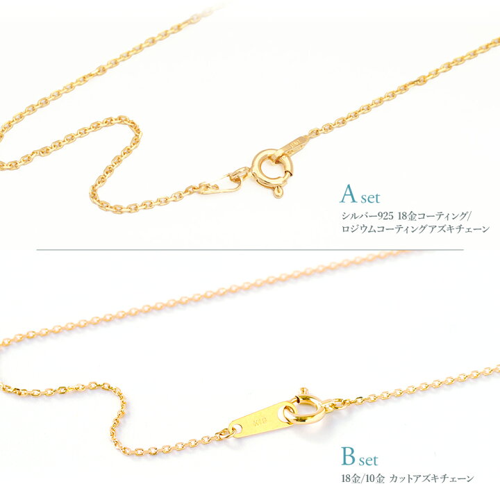 楽天市場】18金 10金 ネックレス メンズ 18k イエローゴールド 