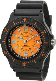 腕時計 10気圧防水 日付表示 見やすい文字盤 軽い NAG51-OR オレンジ