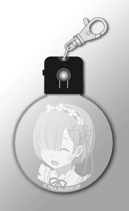 楽天市場】Re:ゼロから始める異世界生活 LEDキーホルダー レム 