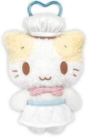 マシュマロみたいなふわふわにゃんこ カラビナ付きマスコット コック