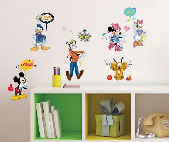 楽天市場 ウォールステッカー Disney ディズニー ステッカー かわいい ミッキー ミニー ドナルド デイジー お風呂 子供部屋 ルームメイツ プルート グーフィー トイストーリー 壁紙 身長計 英字 風景 剥がせる 海 シール 洗面 プーさん 木 花 北欧 窓 インテリア 収納
