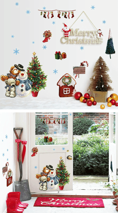 楽天市場 ウォールステッカー クリスマス サンタクロース クリスマスツリー サンタ トナカイ 飾り オーナメント 壁シール 星 雪 北欧 壁紙 装飾 雪だるま 雪ダルマ Christmas プレゼント 雪の結晶 赤 緑 ガラス 飾り 鹿 シール ロウソク 窓 子供部屋 かわいい Diy 小さい