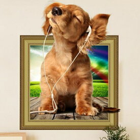 楽天市場 犬 ウォールステッカー シール 壁紙 装飾フィルム インテリア 寝具 収納の通販
