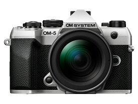 OMデジタルソリューションズ OM SYSTEM OM-5 Mark II 12-45mm F4.0 PRO レンズキット [シルバー] Y通常配送商品