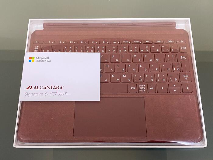マイクロソフト 法人向け Surface Go Signature タイプカバー (バーガンディ) KCT-00059 キーボード　[新品未開封品]  | バリュー・ショッピング楽天市場店