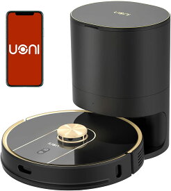 UONI ロボット掃除機 V980 plus Set 2700paY通常配送商品 水拭き自動ゴミ収集 wifi アプリ対応 Alexa対応 遠隔操作