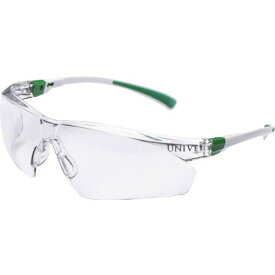ユニベット　二眼型保護メガネ　506UP　ホワイト×グリーン 1個