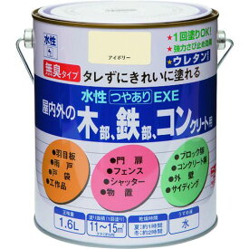 ニッぺ　水性つやありEXE　1．6L　アイボリー　HSU103−1．6 1缶