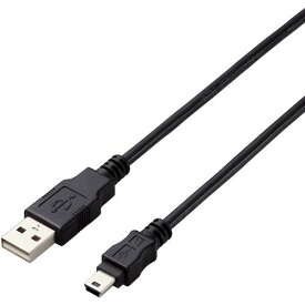エレコム　USB2．0ケーブル　A−miniBタイプ　仕様固定　1．5m　ブラック 1本