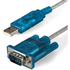 スターテック　シリアル変換ケーブル／USB−A　−　RS232C／91cm／921．6Kbps／ブラック 1袋