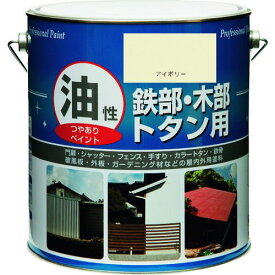 ニッぺ　油性鉄部・木部・トタン用　3．2L　アイボリー　HYJ033−3．2 1缶