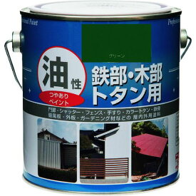 ニッぺ　油性鉄部・木部・トタン用　0．7L　グリーン　HYJ218−0．7 1缶