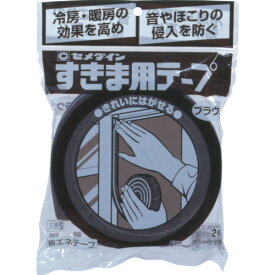 セメダイン　すきま用テープ　ブラウン　10mm×15mm×2m　2巻入／袋　TP－717 100個