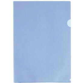 LIHIT　クリヤーホルダー＜100枚パック＞　ブルー　A4　1組 (G610020)