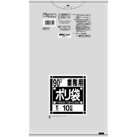 サニパック　バイオマスプラ10％配合ゴミ袋90L透明0．045mm 1冊