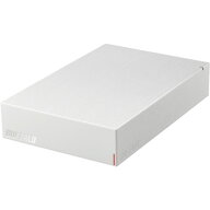 【期間限定!対象商品P2〜20倍】 BUFFALO　USB3．2（Gen．1）対応外付けHDD　4TB　ホワイト 1個