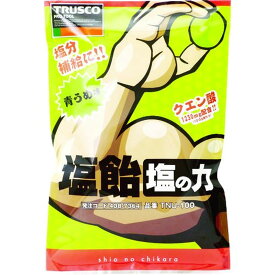 TRUSCO 塩飴 塩の力 100g袋入 青梅味 （1袋入） 1袋 (TNU-100)