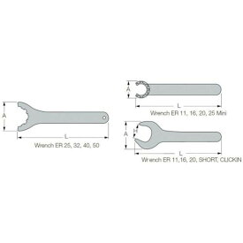 イスカル 部品 1個 (WRENCH ER20 MINI)