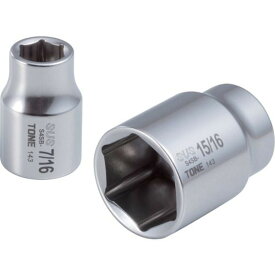 【期間限定!対象商品P2〜20倍】 TONE　SUSソケット　対辺寸法5／8インチ　差込角12．7mm　1個 (S4SB20)