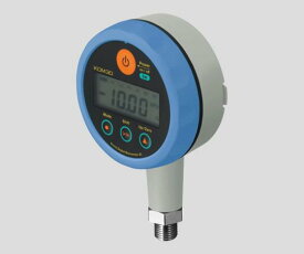 高精度デジタル圧力計 006P(9V)乾電池タイプ ブルー KDM30-500kPaG-B-BL 1個